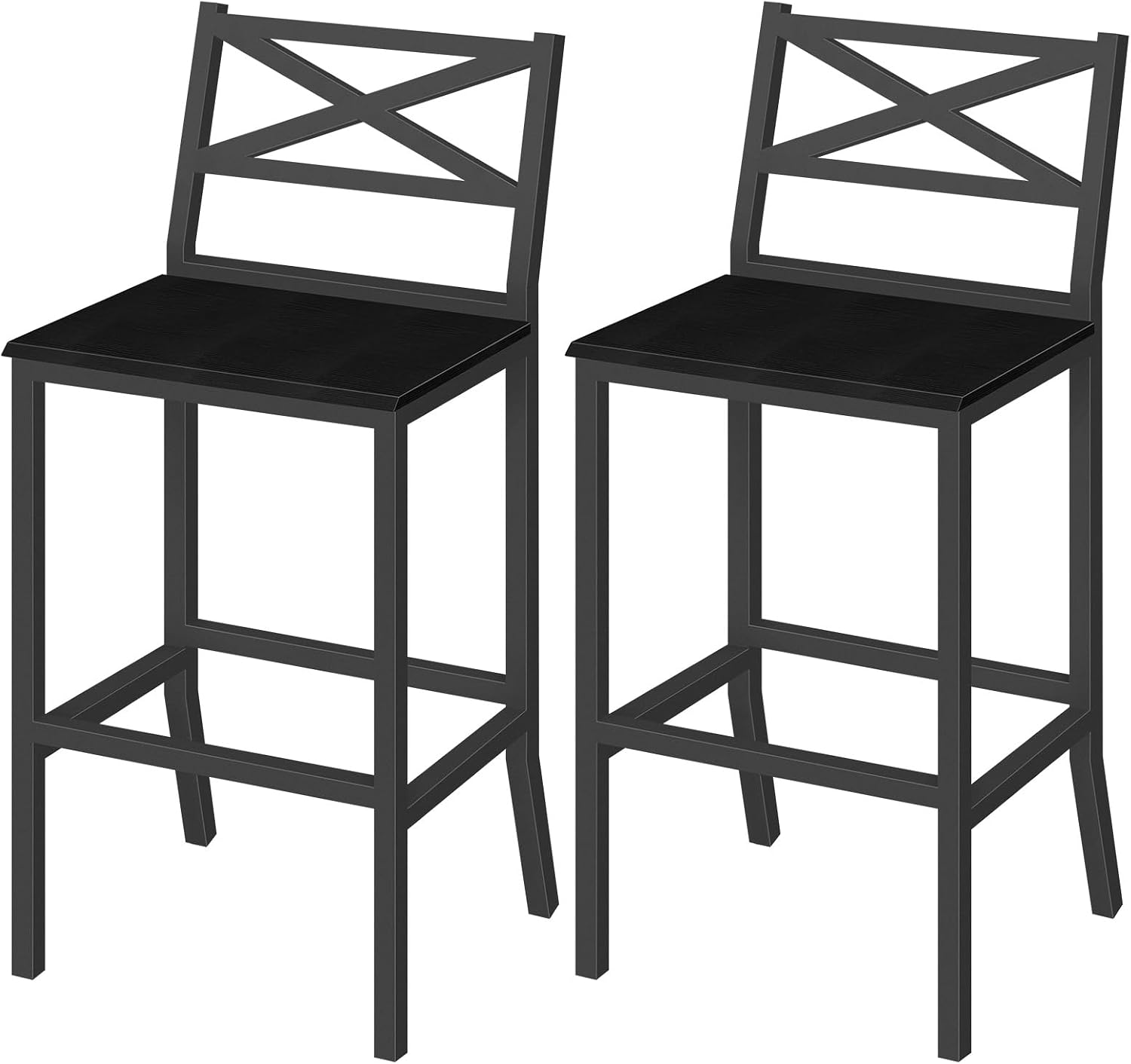 Home Bar Stools - Bar Tabureleri, Sırt ve Ayak Dayama