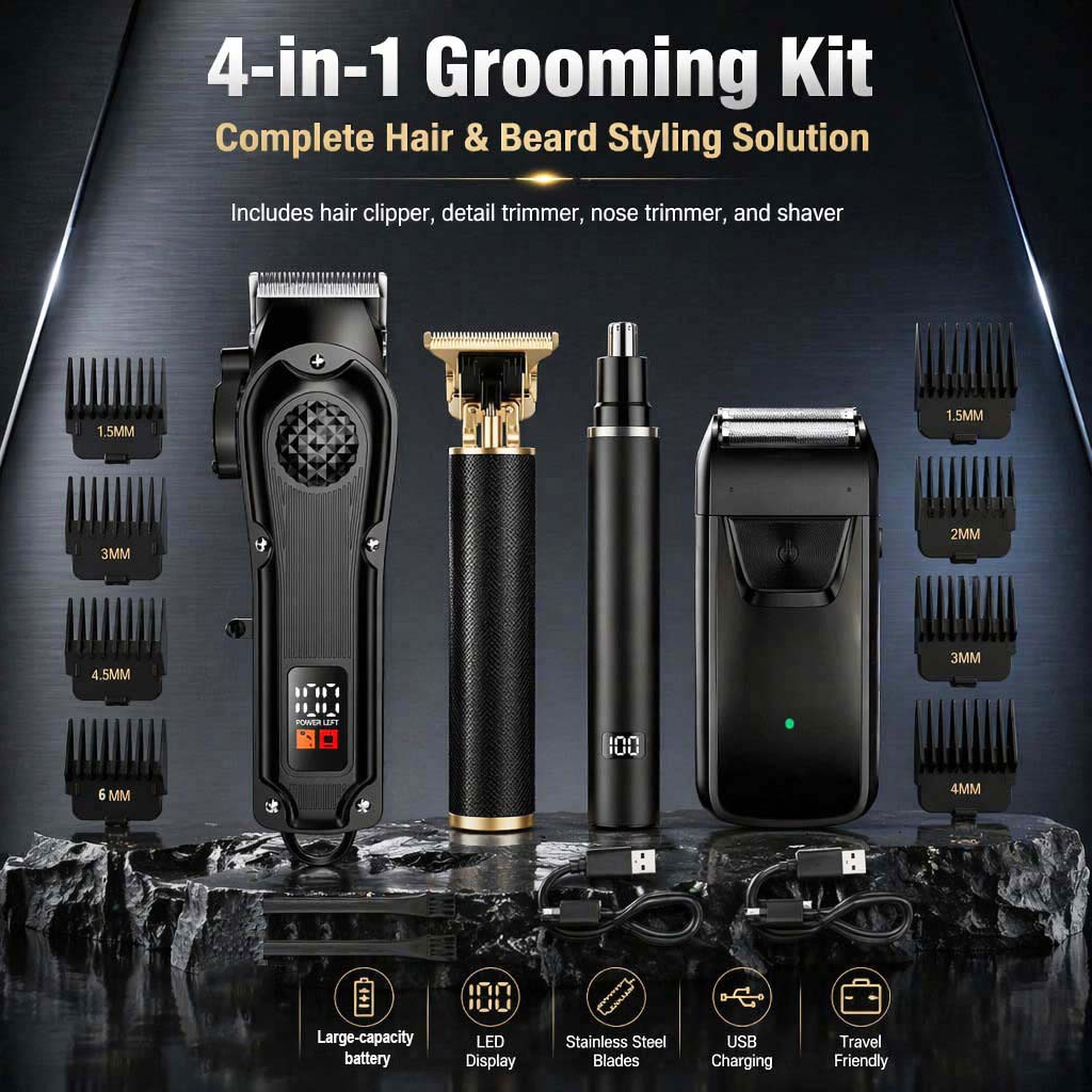 Home Barber - 4'ü 1 Arada Erkek Saç Kesme