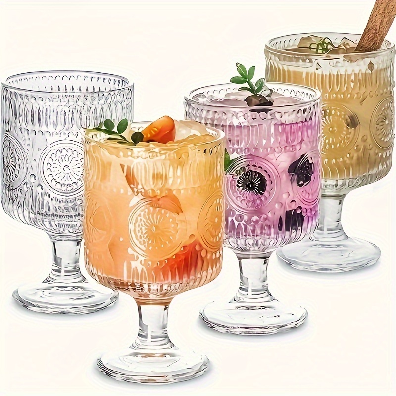 Highball Glass Set - 4 Parçalı Set - Ayçiçeği Cam