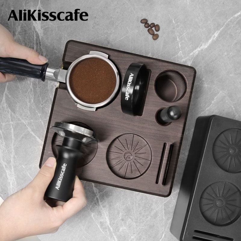 Home Barista - Kahve Tamper İstasyonu Portafilter Tutucu Standı