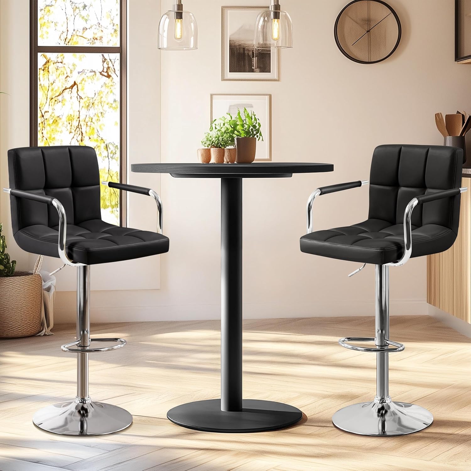 2'li Bar Tabureleri Seti, PU D - Home Bar Stools incelemesi ve fiyatı