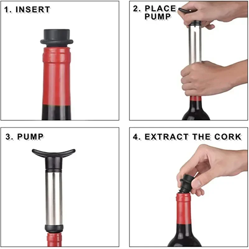 Şarap folyo açacakları ile vak - Wine Preservation Pump incelemesi ve fiyatı