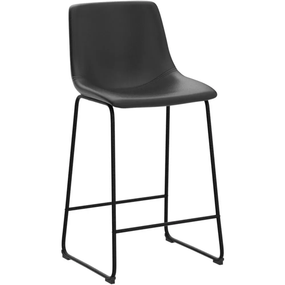 Siyah 26 inç Suni Deri Bar Tab - Home Bar Stools incelemesi ve fiyatı