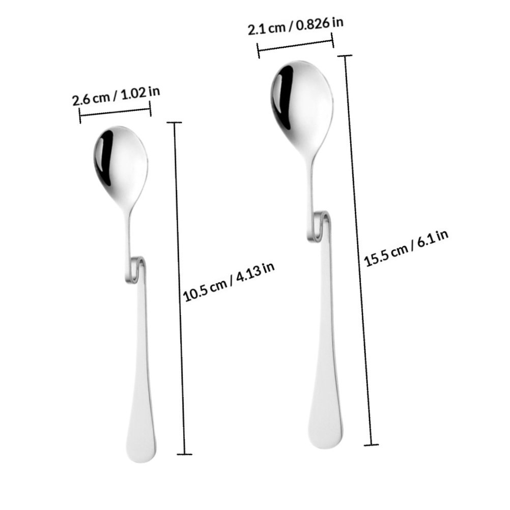 6 Adet Paslanmaz Çelik S Şekli - Bar Spoon Twisted incelemesi ve fiyatı