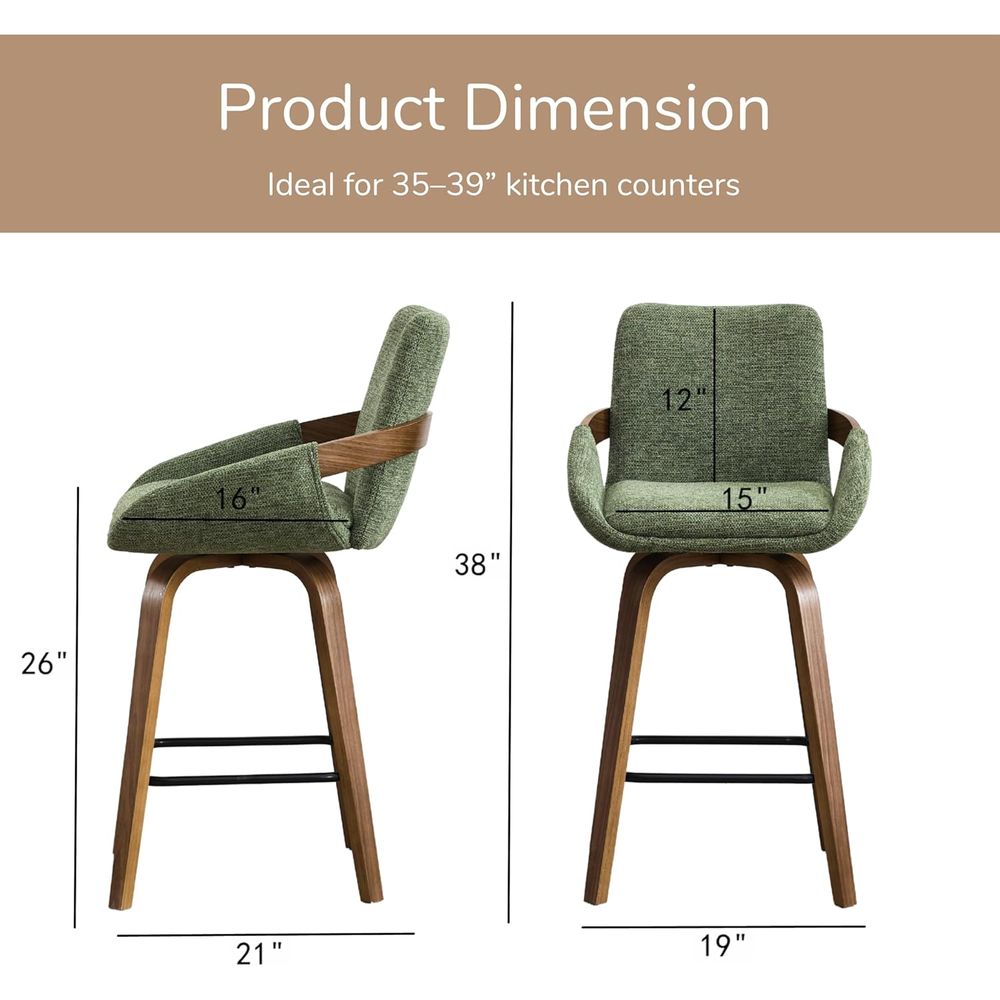 2'li Set 26 cm Döner Bar Tabur - Home Bar Seating incelemesi ve fiyatı